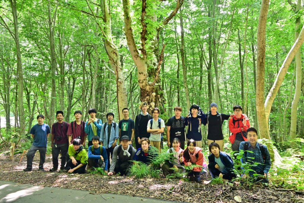 自由の森学園　選択　林業講座　白神山地スタディーツアー
