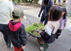 学校美化作業