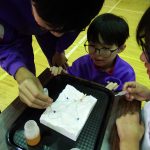 京都大学による焼岳防災学習の様子