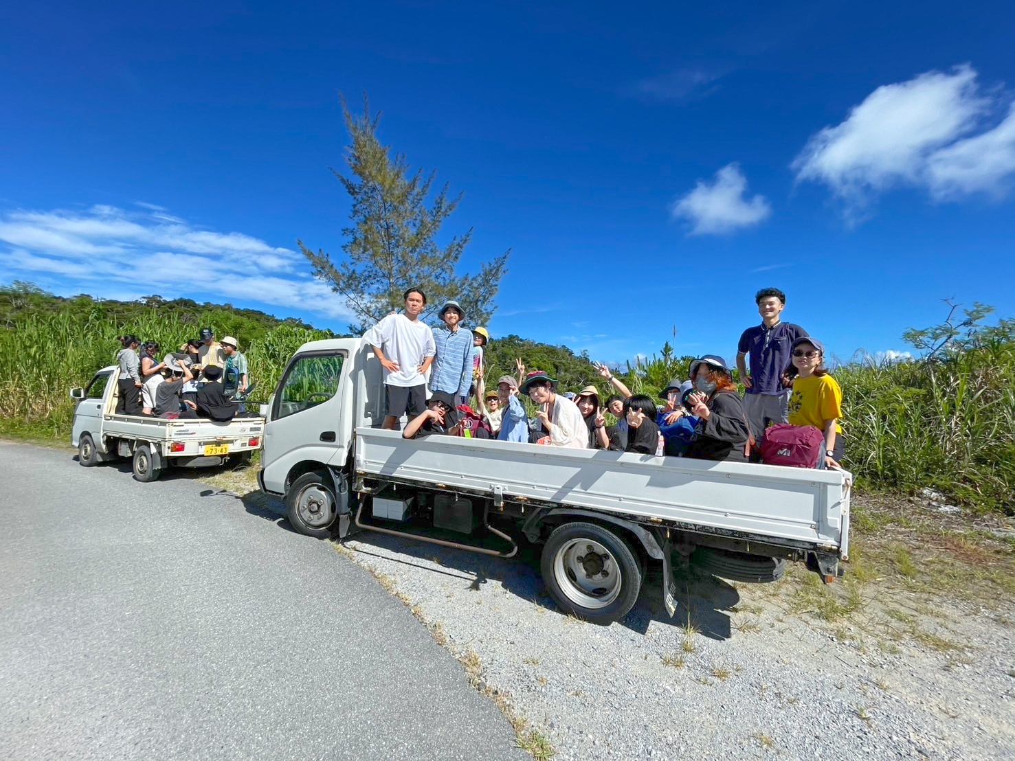 中学校の修学旅行　沖縄の自然・文化出会う（名護ヌーハの浜）