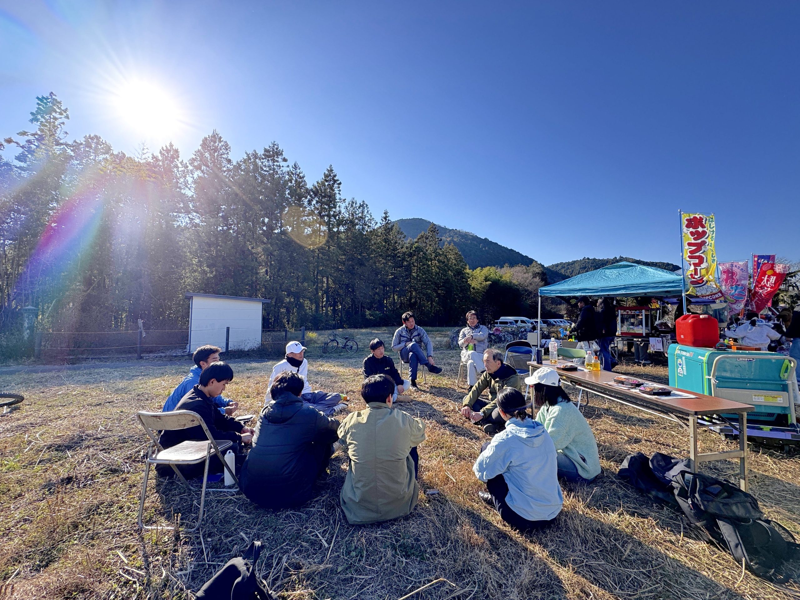 サスティナ委員会と小岩井自治会の方々との協議の様子