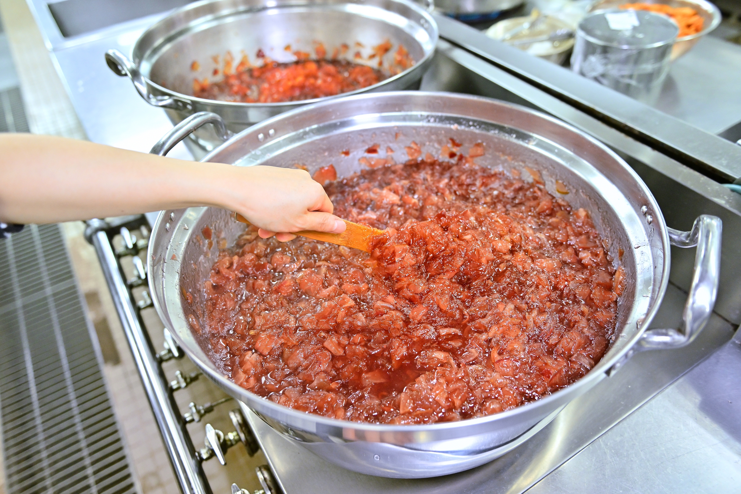 自由の森学園食堂　手作りりんごジャム