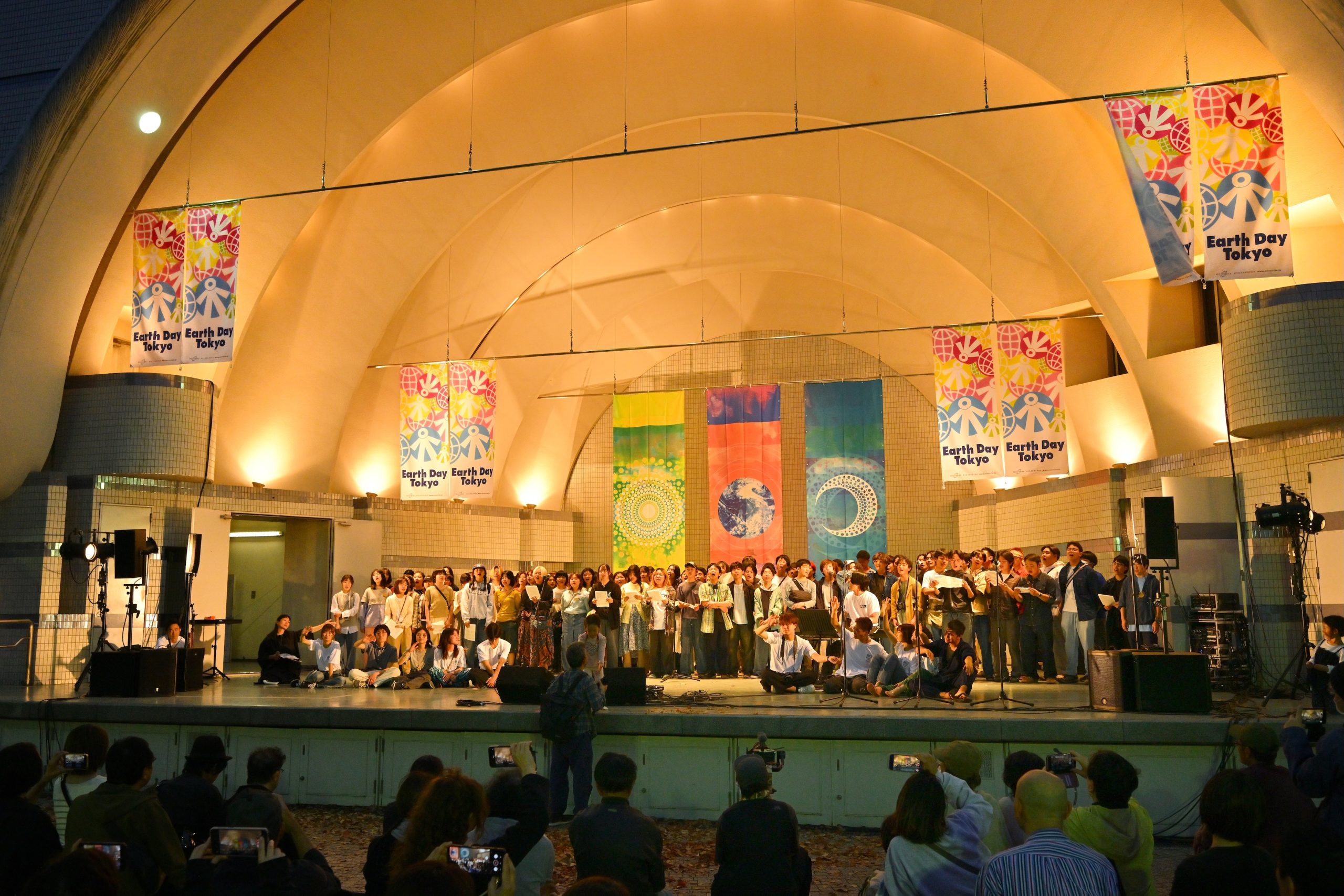 自由の森学園　アースデイ東京　フィナーレでの合唱